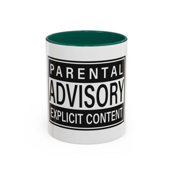 Parental Advisory Explicit Content Colorful Mugs (11oz, 15oz) - Image 17