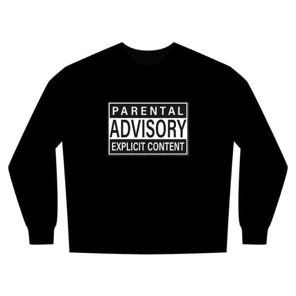 Parental Advisory Explicit Content Unisex Urban Crewneck Sweatshirt - Image 7