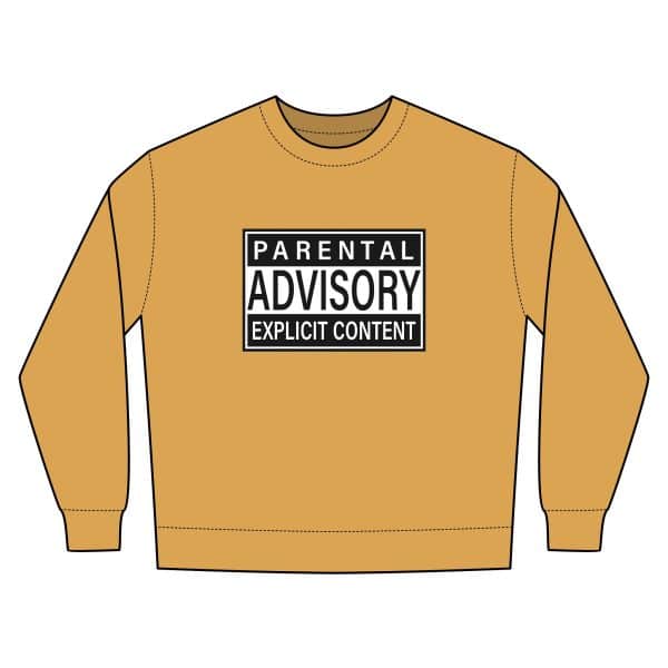 Parental Advisory Explicit Content Unisex Urban Crewneck Sweatshirt - Image 11