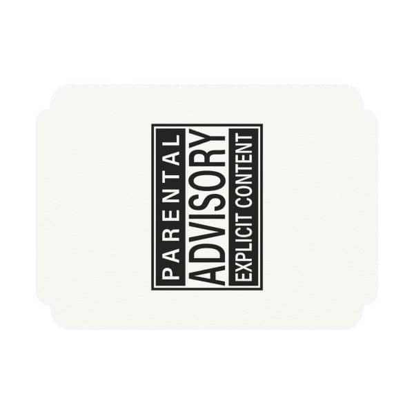 Parental Advisory Explicit Content Postcards (1, 15, 30, and 45 pcs) - Image 6