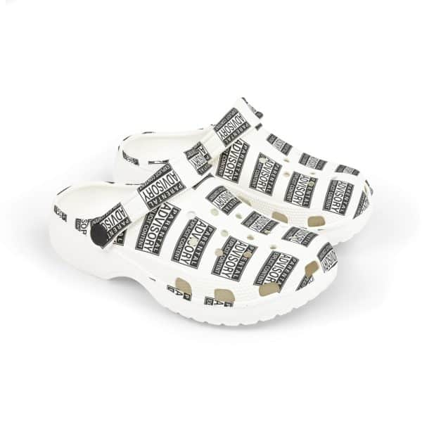 Parental Advisory Explicit Content Kid's EVA Foam Clogs (AOP) - Image 2