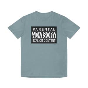 Parental Advisory Explicit Content Unisex Faded Shirt