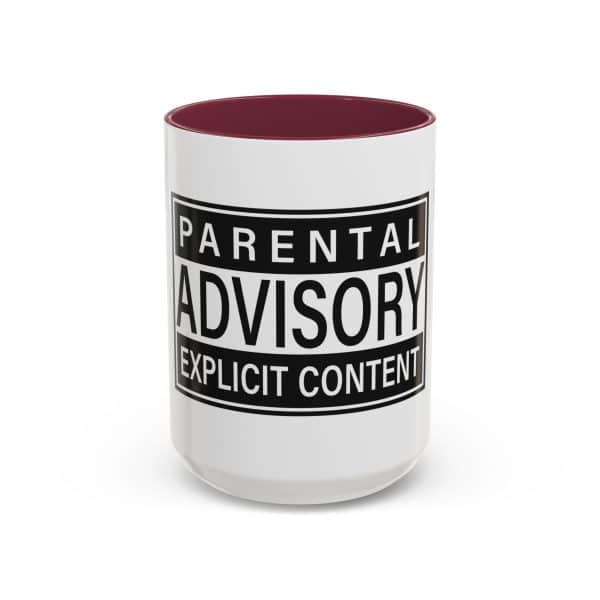 Parental Advisory Explicit Content Colorful Mugs (11oz, 15oz) - Image 73