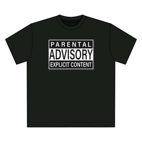 Parental Advisory Explicit Content Unisex Freestyler Dry Handfeel Heavy Tee - Image 5