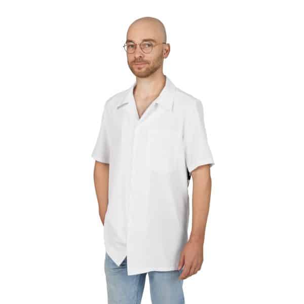 Parental Advisory Explicit Content Unisex Hawaiian Button-Down Shirt (AOP) - Image 3