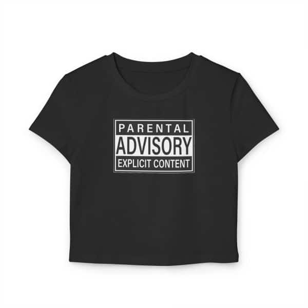 Parental Advisory Explicit Content Women's Baby Tee - Image 5