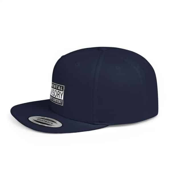 Parental Advisory Explicit Content Flat Bill Snapback - Image 15