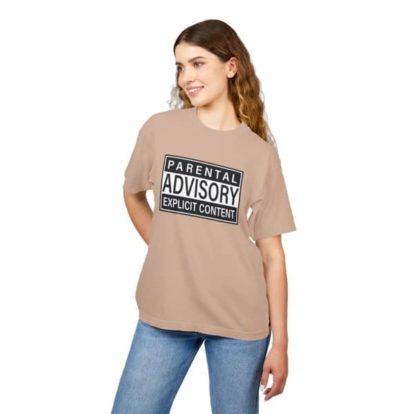 Parental Advisory Explicit Content Unisex Urban Heavy Tee - Image 19