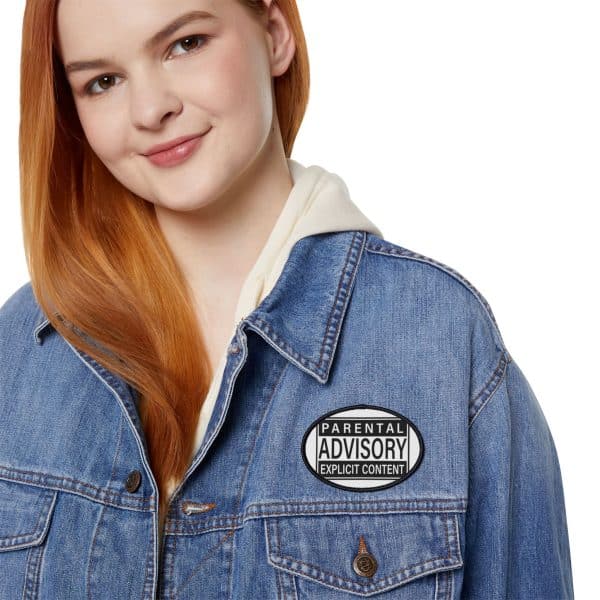 Parental Advisory Explicit Content Iron-On Patches - Image 11