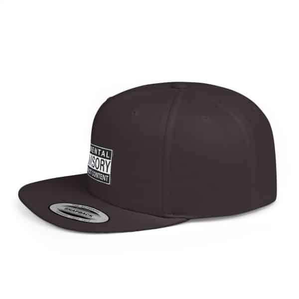 Parental Advisory Explicit Content Flat Bill Snapback - Image 30
