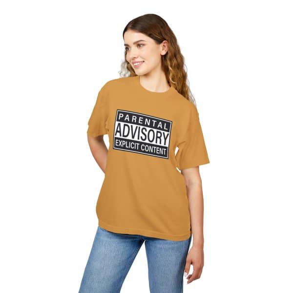 Parental Advisory Explicit Content Unisex Urban Heavy Tee - Image 23