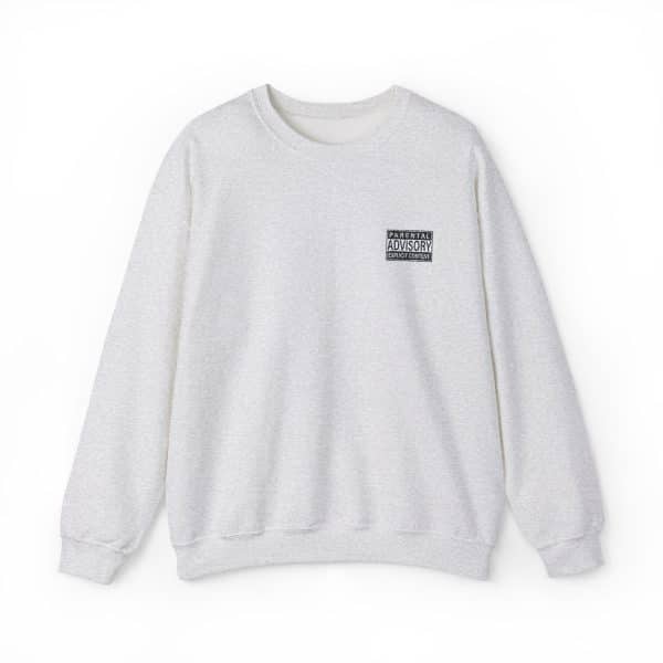 Parental Advisory Explicit Content Unisex Heavy Blend™ Crewneck Sweatshirt - Image 5