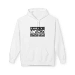 Parental Advisory Explicit Content Unisex Midweight Softstyle Fleece Hoodie