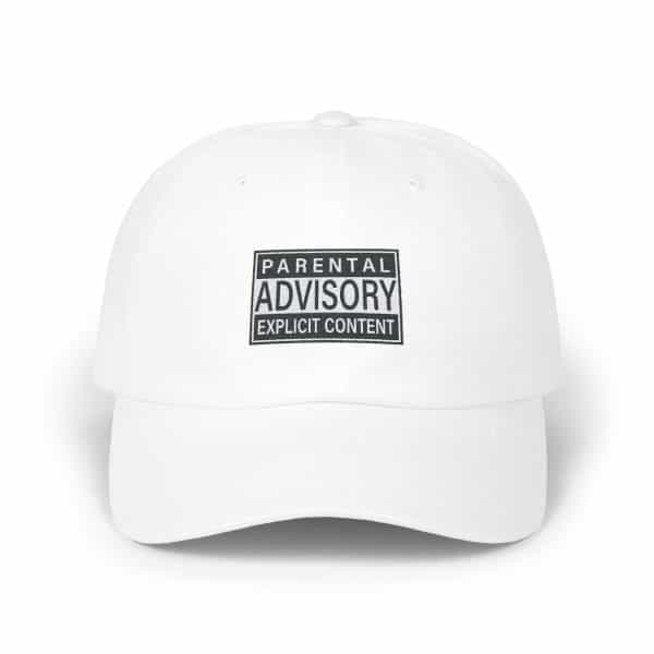 Parental Advisory Explicit Content Classic Dad Cap