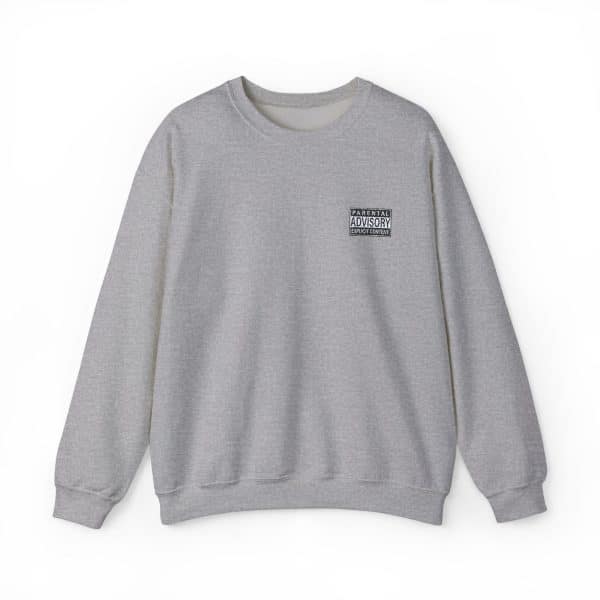 Parental Advisory Explicit Content Unisex Heavy Blend™ Crewneck Sweatshirt - Image 17
