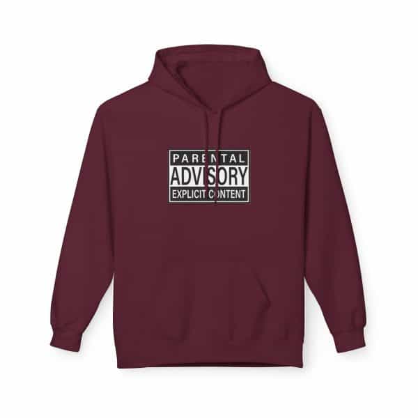 Parental Advisory Explicit Content Unisex Midweight Softstyle Fleece Hoodie - Image 37
