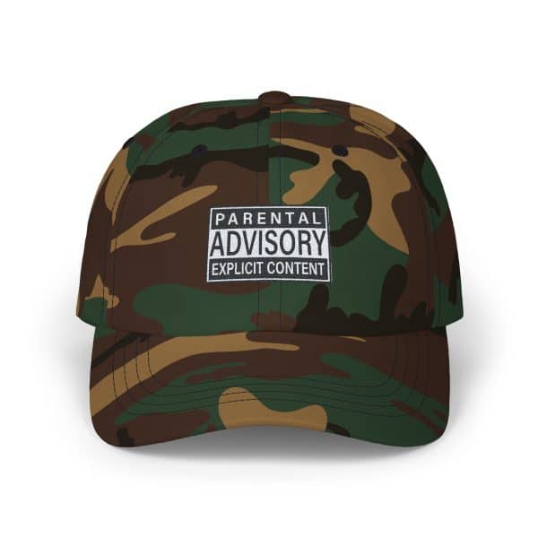 Parental Advisory Explicit Content Classic Dad Cap - Image 9